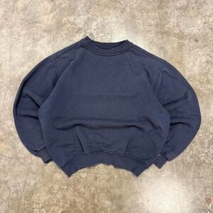 Vintage Russell "Pluma" Navy Blue Faded Heavyweight Crewneck Sweatshirt L